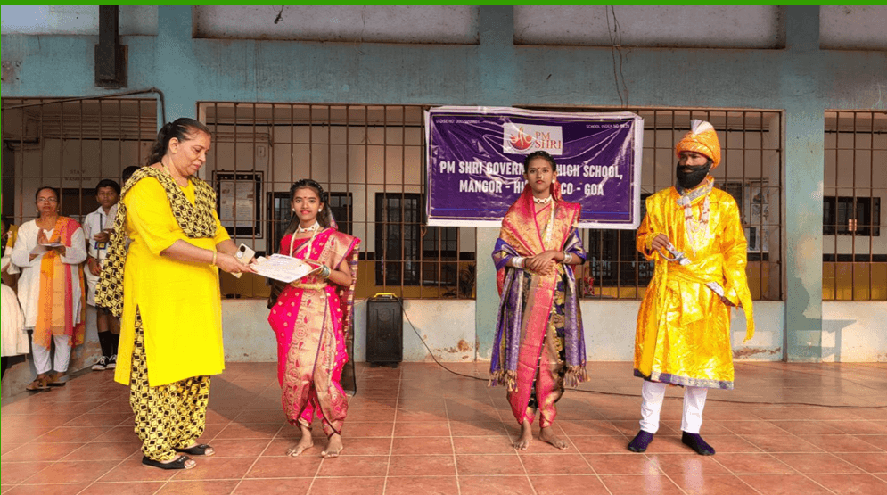 Consolation Prize for  Monologue competition on the occasion of Shiv Jayanti Celebration