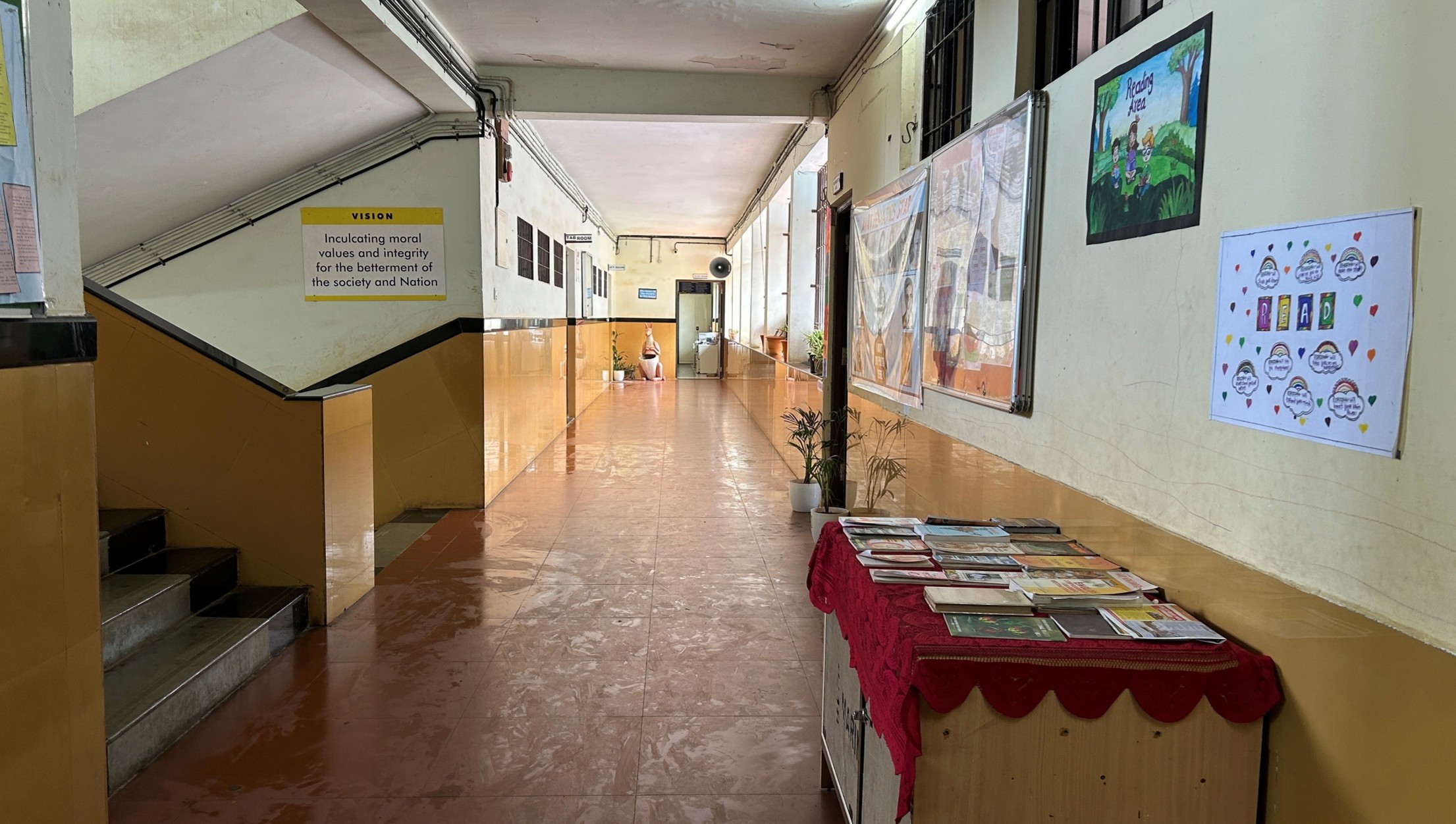 School Corridor